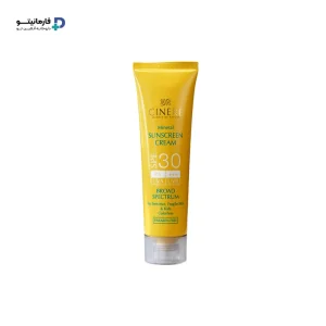 خرید اینترنتی کرم ضد آفتاب بدون رنگ سنیره با SPF30 مناسب پوست های حساس، نازک و کودکان، بدون احساس سنگینی بر روی پوست