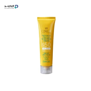 خرید اینترنتی کرم ضد آفتاب بدون رنگ سنیره با SPF50 مناسب پوست چرب و جوش دار، پیشگیری از پیری زودرس و لکه های پوستی