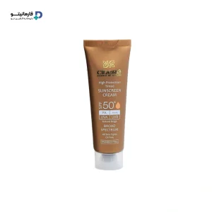 خرید اینترنتی کرم ضد آفتاب رنگی سنیره با SPF50 رنگ بژ طبیعی