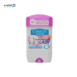 خرید اینترنتی استیک کرمی ضد تعریق دئودورانت ضد حساسیت زنانه کامان | Comeon، آنتی باکتریال، ماندگاری بوی خوش 24 ساعته