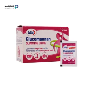 خرید اینترنتی ساشه ساشه مکمل کاهش وزن گلوکومانان یوروویتال 30 عددی، مکمل غذایی فوق العاده موثر در کاهش اشتها، تنظیم سطح طبیعی قند خون و کاهش کلسترول