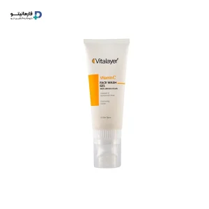 خرید ژل شست و شوی صورت Vitamin C ویتالیر مناسب انواع پوست با سر سیلیکونی