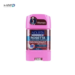 خرید اینترنتی استیک کرمی ضدتعریق و خوشبو کننده زیربغل زنانه رزتا نوریتا، با ماندگاری 48 ساعته، برای استفاده روزانه خانم ها