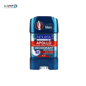 خرید اینترنتی استیک کرمی ضدتعریق و خوشبو کننده زیربغل مردانه آپولو نوریتا، با ماندگاری 48 ساعته، برای استفاده روزمره آقایان